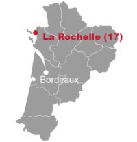 Carte-LaRochelle Implantation La Rochelle