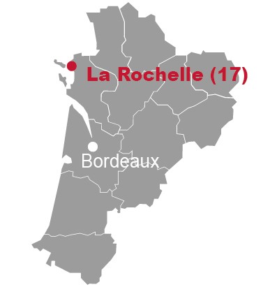 Carte-LaRochelle Implantation La Rochelle