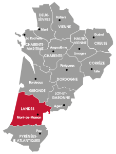 Carte des Landes