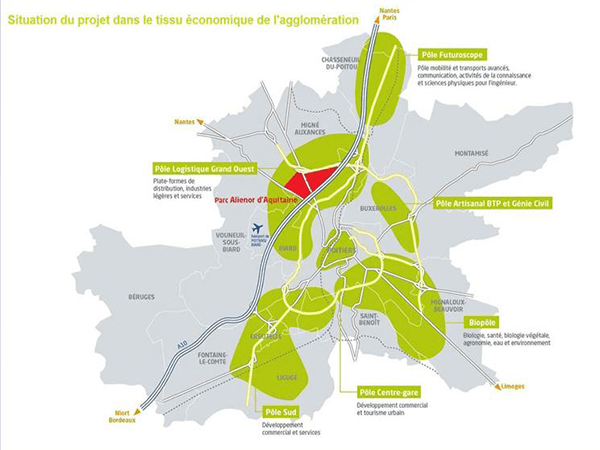 Terrains à partir de 1 000m² sur Parc Aliénor d'Aquitaine à Poitiers