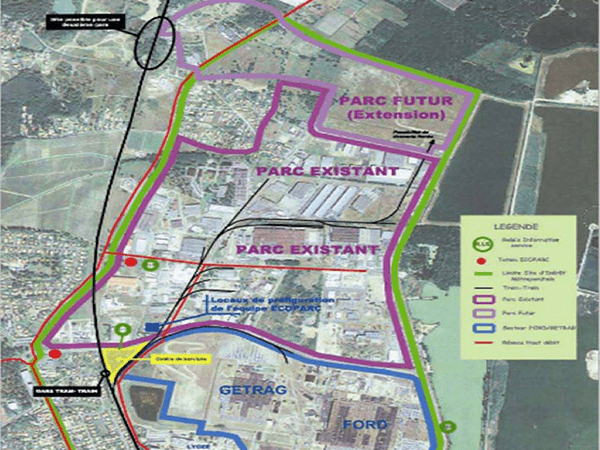 40 ha de terrains dédiés aux éco-activités près de Bordeaux