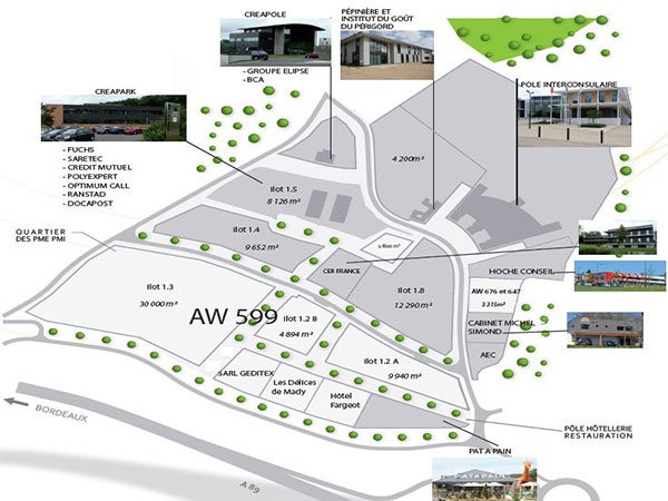 Terrains à partir de 1 800 m² près de Périgueux