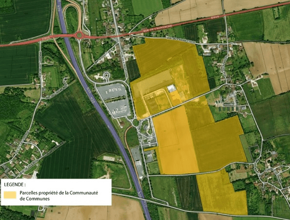 Terrain de 19 ha extensible à vendre sur l'axe N10 Poitiers-Bordeaux