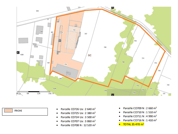 3,5 ha - Terrains et friche industrielle - Dordogne
