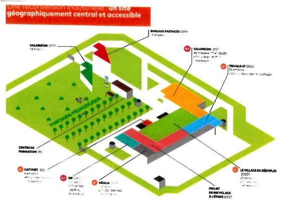 A louer, bâtiment au sein de l'Ecoparc Valorizon (47)