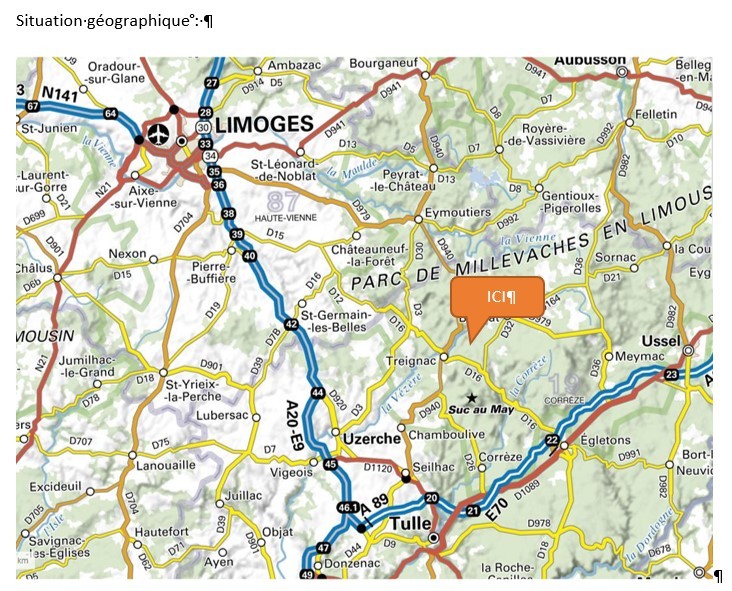 A vendre - 3 ha ZAC Soudaine Lavinadière (19)