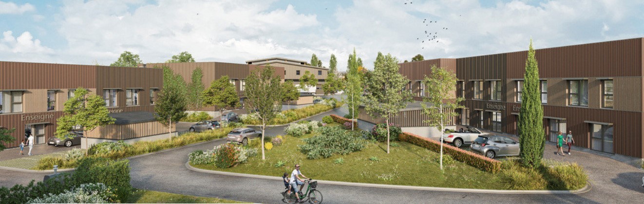 Bâtiments d'activités et bureaux à vendre dans nouveau pôle d'activité à Bénesse-lès-Dax (40)