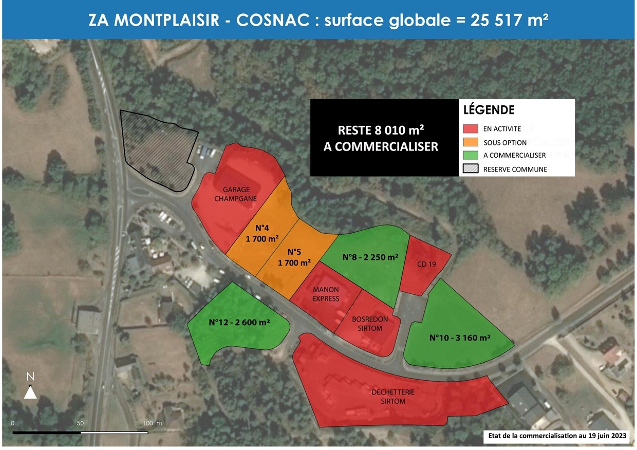 Terrain de 2 250 m² à vendre à Cosnac (19)