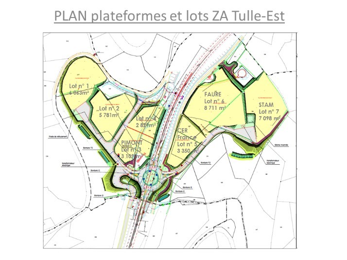 A vendre - 3 terrains de 2 829, 5 781 et  de 6 063 m² - Tulle Est (19)